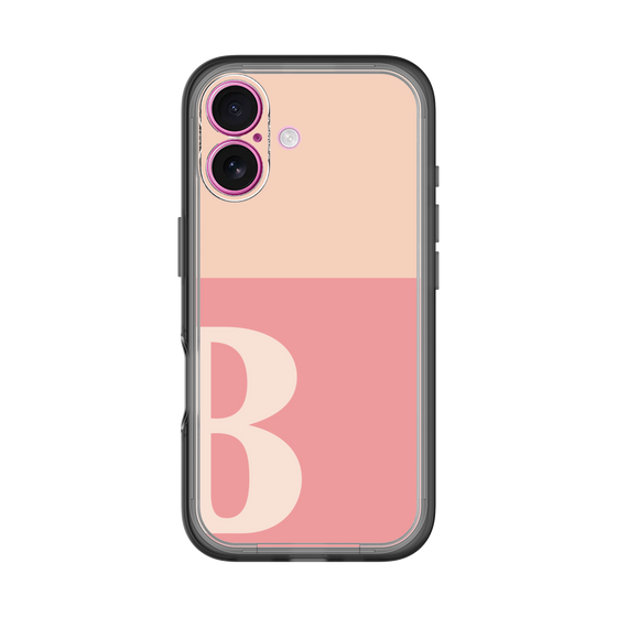 Slim Protection Premium Case［ オリジナル - initial two tone - B pink ］