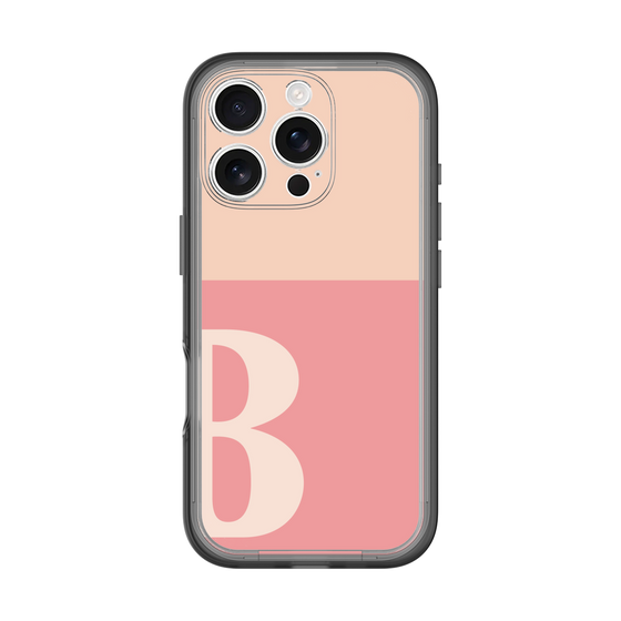 Slim Protection Premium Case［ オリジナル - initial two tone - B pink ］