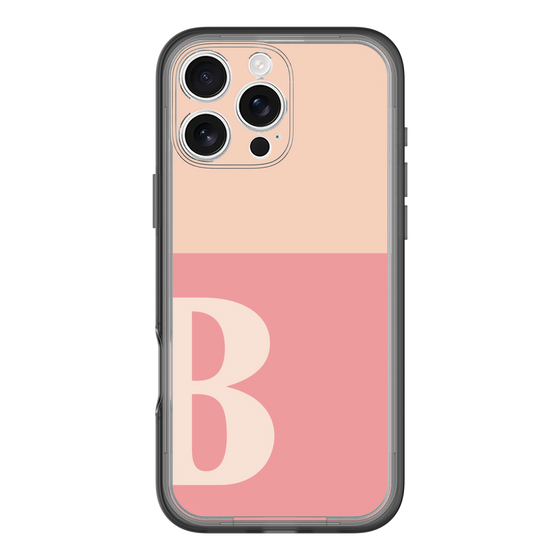 Slim Protection Premium Case［ オリジナル - initial two tone - B pink ］