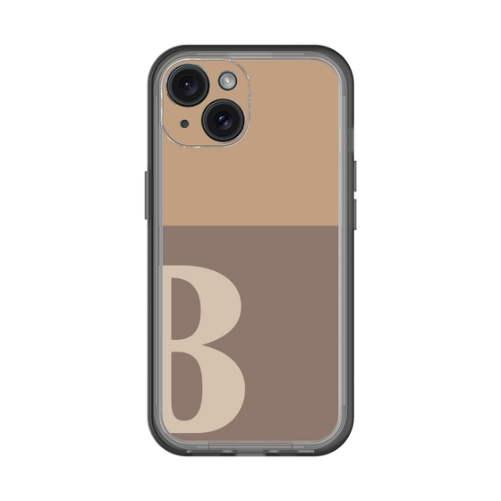 Slim Protection Premium Case［ オリジナル - initial two tone - B brown ］