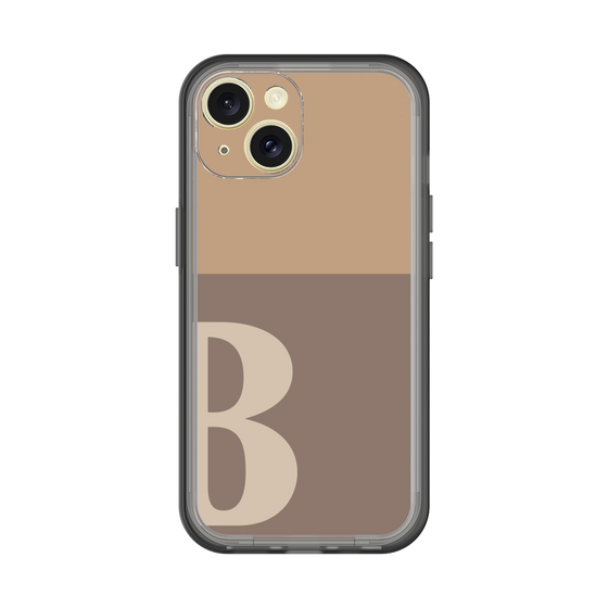 Slim Protection Premium Case［ オリジナル - initial two tone - B brown ］