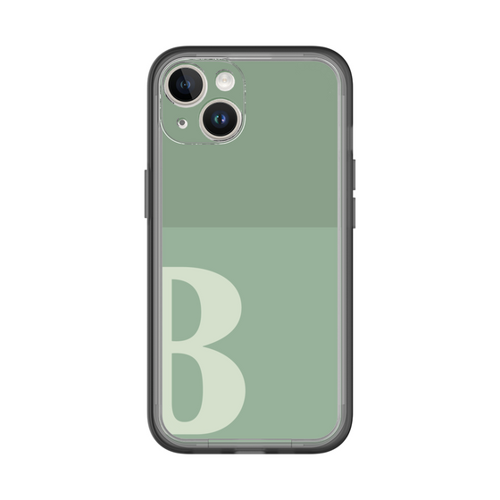 Slim Protection Premium Case［ オリジナル - initial two tone - B green ］