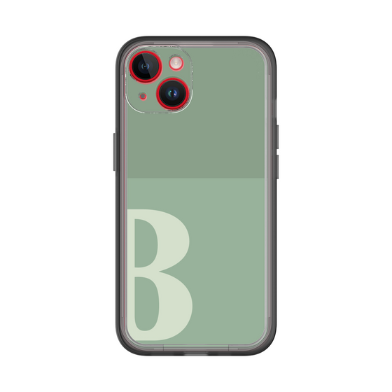 Slim Protection Premium Case［ オリジナル - initial two tone - B green ］