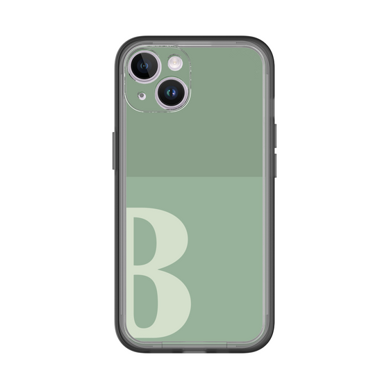 Slim Protection Premium Case［ オリジナル - initial two tone - B green ］