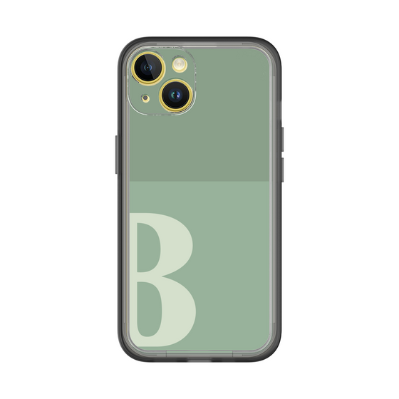Slim Protection Premium Case［ オリジナル - initial two tone - B green ］