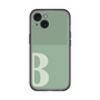 Slim Protection Premium Case［ オリジナル - initial two tone - B green ］