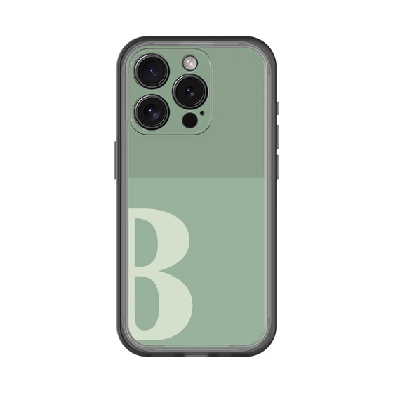Slim Protection Premium Case［ オリジナル - initial two tone - B green ］