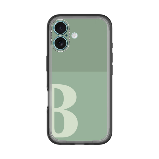 Slim Protection Premium Case［ オリジナル - initial two tone - B green ］