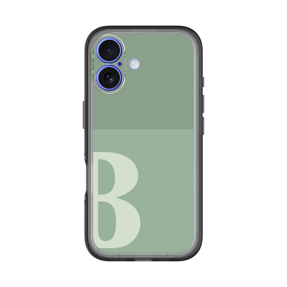 Slim Protection Premium Case［ オリジナル - initial two tone - B green ］