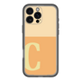 Slim Protection Premium Case［ オリジナル - initial two tone - C orange ］