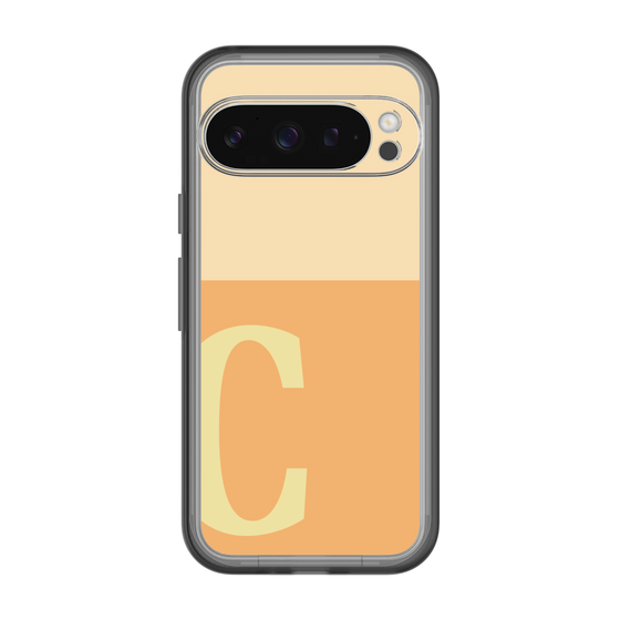 Slim Protection Premium Case［ オリジナル - initial two tone - C orange ］