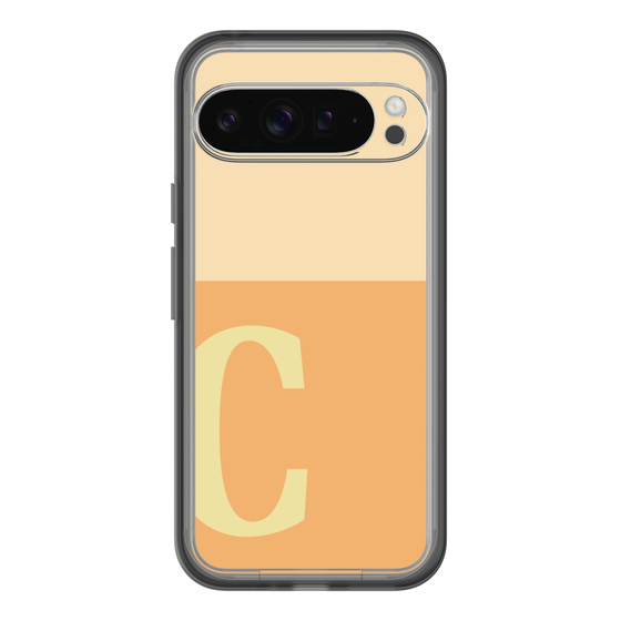 Slim Protection Premium Case［ オリジナル - initial two tone - C orange ］