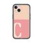 Slim Protection Premium Case［ オリジナル - initial two tone - C pink ］