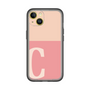 Slim Protection Premium Case［ オリジナル - initial two tone - C pink ］