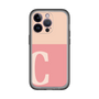 Slim Protection Premium Case［ オリジナル - initial two tone - C pink ］