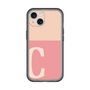 Slim Protection Premium Case［ オリジナル - initial two tone - C pink ］