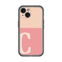 Slim Protection Premium Case［ オリジナル - initial two tone - C pink ］