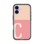 Slim Protection Premium Case［ オリジナル - initial two tone - C pink ］