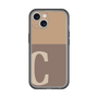 Slim Protection Premium Case［ オリジナル - initial two tone - C brown ］
