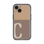 Slim Protection Premium Case［ オリジナル - initial two tone - C brown ］