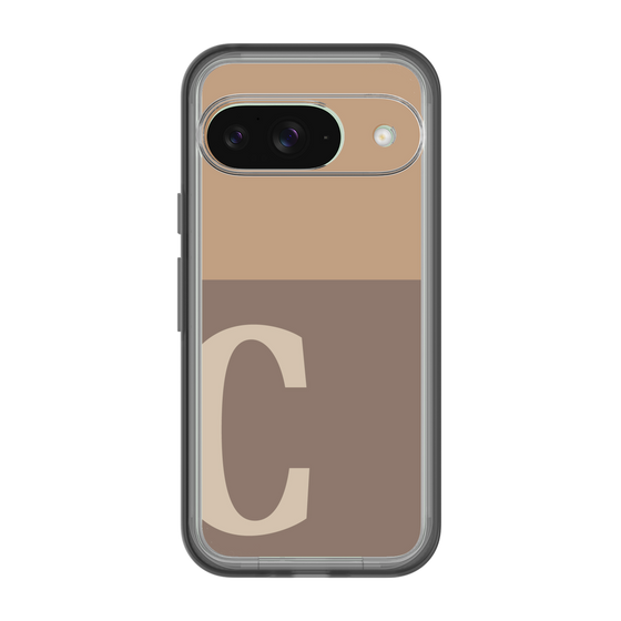 Slim Protection Premium Case［ オリジナル - initial two tone - C brown ］