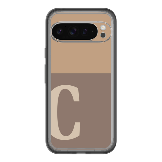 Slim Protection Premium Case［ オリジナル - initial two tone - C brown ］