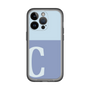 Slim Protection Premium Case［ オリジナル - initial two tone - C blue ］