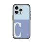 Slim Protection Premium Case［ オリジナル - initial two tone - C blue ］
