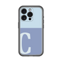 Slim Protection Premium Case［ オリジナル - initial two tone - C blue ］