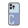 Slim Protection Premium Case［ オリジナル - initial two tone - C blue ］