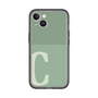 Slim Protection Premium Case［ オリジナル - initial two tone - C green ］