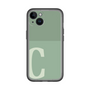 Slim Protection Premium Case［ オリジナル - initial two tone - C green ］