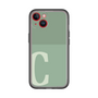 Slim Protection Premium Case［ オリジナル - initial two tone - C green ］