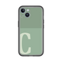 Slim Protection Premium Case［ オリジナル - initial two tone - C green ］