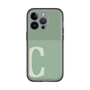 Slim Protection Premium Case［ オリジナル - initial two tone - C green ］
