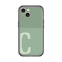 Slim Protection Premium Case［ オリジナル - initial two tone - C green ］