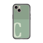 Slim Protection Premium Case［ オリジナル - initial two tone - C green ］
