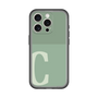 Slim Protection Premium Case［ オリジナル - initial two tone - C green ］