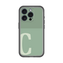 Slim Protection Premium Case［ オリジナル - initial two tone - C green ］