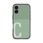 Slim Protection Premium Case［ オリジナル - initial two tone - C green ］