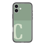 Slim Protection Premium Case［ オリジナル - initial two tone - C green ］