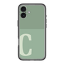 Slim Protection Premium Case［ オリジナル - initial two tone - C green ］