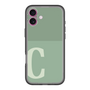 Slim Protection Premium Case［ オリジナル - initial two tone - C green ］