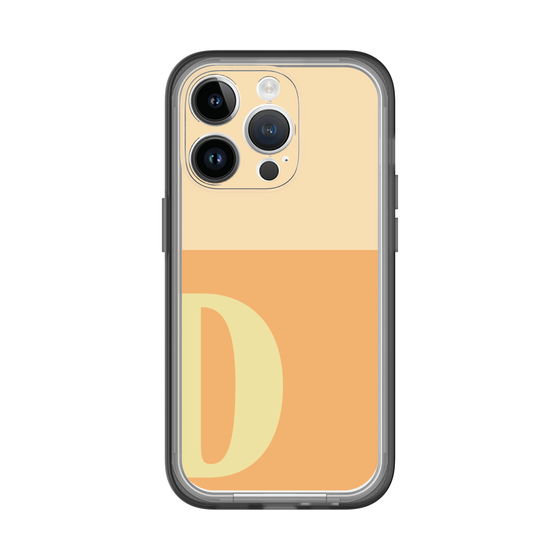 Slim Protection Premium Case［ オリジナル - initial two tone - D orange ］