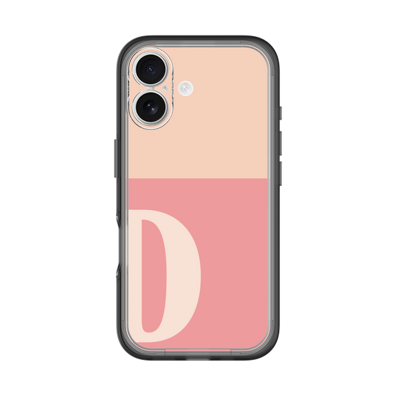 Slim Protection Premium Case［ オリジナル - initial two tone - D pink ］