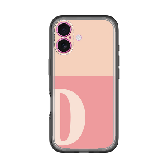 Slim Protection Premium Case［ オリジナル - initial two tone - D pink ］