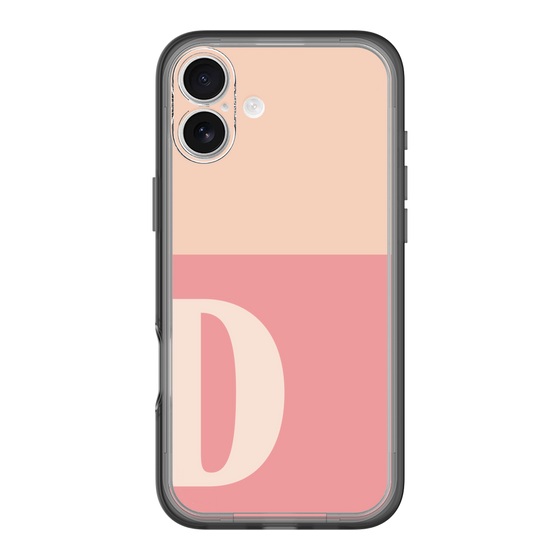 Slim Protection Premium Case［ オリジナル - initial two tone - D pink ］