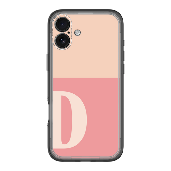Slim Protection Premium Case［ オリジナル - initial two tone - D pink ］