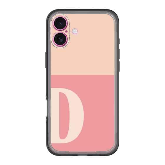 Slim Protection Premium Case［ オリジナル - initial two tone - D pink ］