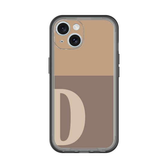 Slim Protection Premium Case［ オリジナル - initial two tone - D brown ］